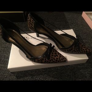 East 5th leopard print heels